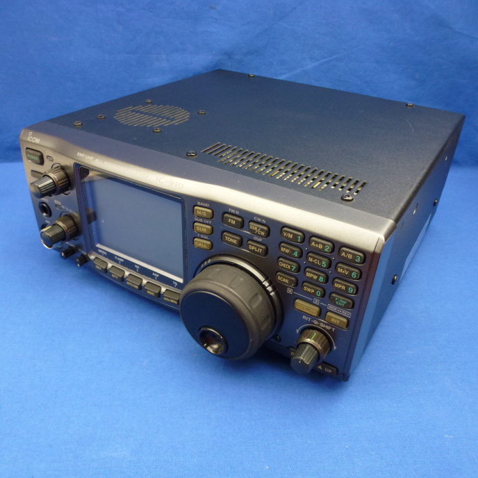 【中古品】IC-910 （IC910)　程度【C】附属品【箱/電源ケーブル/取扱説明書】備考【旧スプリアス】