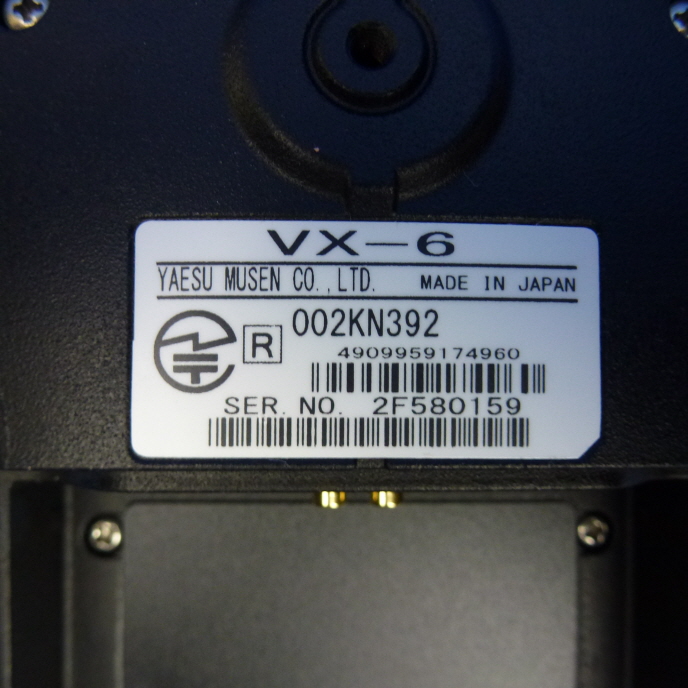 中古品】VX-6 （VX6) 程度【C】附属品【箱/充電器/バッテリー