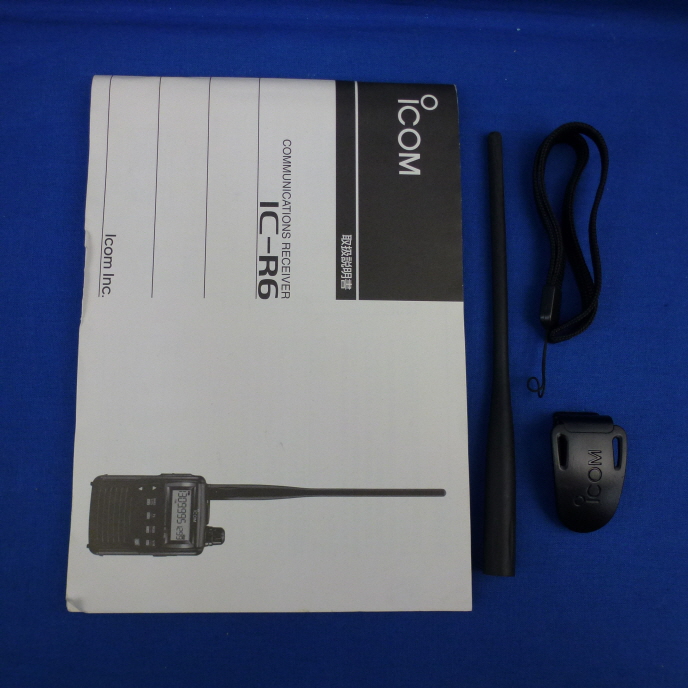 中古品】IC-R6 （ICR6) 程度【C】附属品【アンテナ/ハンド