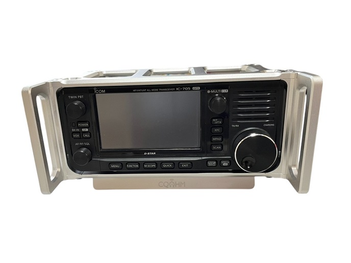 ICOM アイコム IC-705 OHM-705-SHIELD 他保証期間残あり OHM-705-SHIELD-SX(シルバー/アルマイト加工) IC-705用