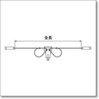 WA7A （WA-7A） 7MHz帯 ワイヤーダイポールシリーズ 【同軸