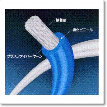 デベワイヤー4φ20m（青）（グラス・ファイバー工研/デベグラス