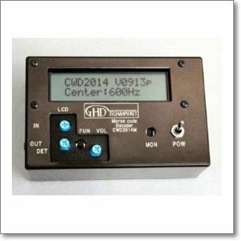 生産終了・完売】CWD2014M（CWD-2014M） CW解読器 モニター音付のため 