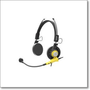 AZC-201C （BK)（AZC201CBK） 通信用ヘッドセット AZDEN