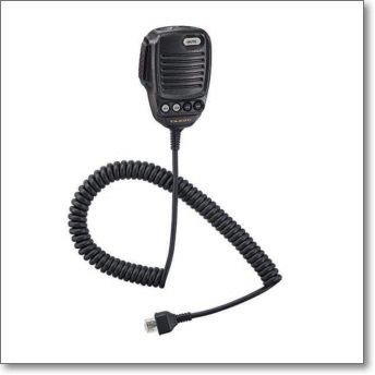 ヤエススタンドマイク　M-70 YAESU M-70 Yaesu desktop microphone attached to FTDX10 for