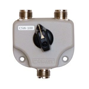 CSW-100 高性能2接点同軸切替器 設備が増えてくると、いちいち