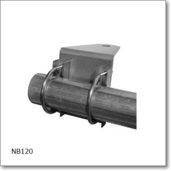 NB120（NB-120） オールステンレス製L型アンテナ取付金具 | CQオーム